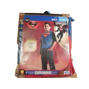 Halloween Costume-Superman "Man of Steel" --  Boys 6 -Cape and Chest piece